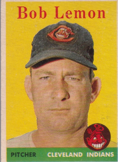 BOB LEMON 1958 TOPPS CARD #2