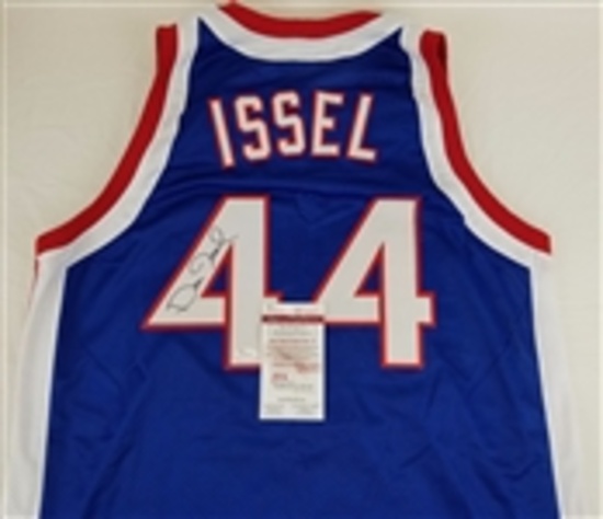 DAN ISSEL AUTOGRAPH ABA KENTUCKY COLONELS JERSEY WITH COA