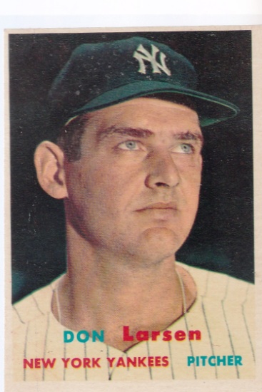 DON LARSEN 1957 TOPPS CARD #175