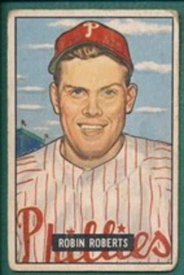 ROBIN ROBERTS 1951 BOWMAN CARD #3