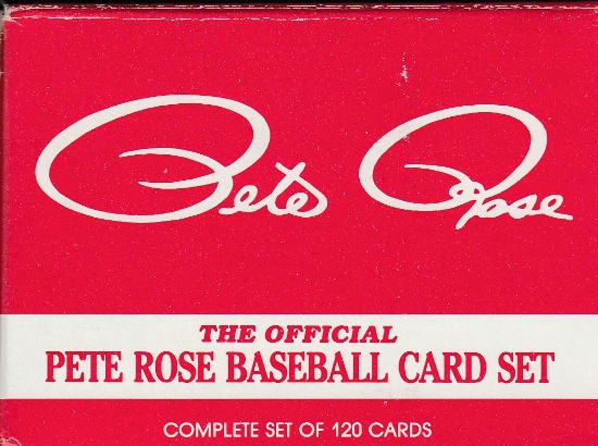 1985 RENATA GALASSO OFFICIAL PETE ROSE CARD SET OF 120 CARDS