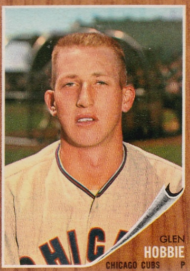 GLEN HOBBIE 1962 TOPPS CARD #585 / HIGH NUMBER