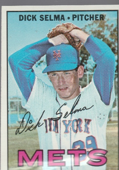 DICK SELMA 1967 TOPPS CARD #386