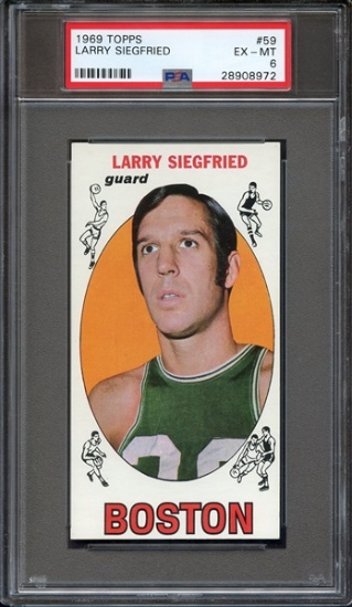 LARRY SIEGFRIED 1969/70 TOPPS CARD #59 / GRADED