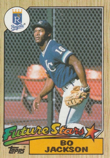 BO JACKSON 1987 TOPPS ROOKIE CARD #170