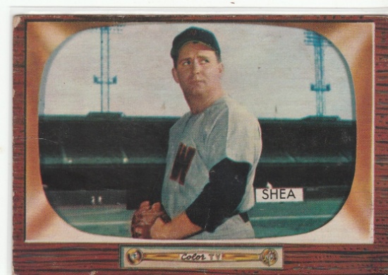 FRANK SHEA 1955 BOWMAN CARD #207