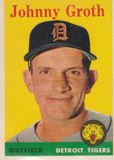 JOHNNY GROTH 1958 TOPPS CARD #262