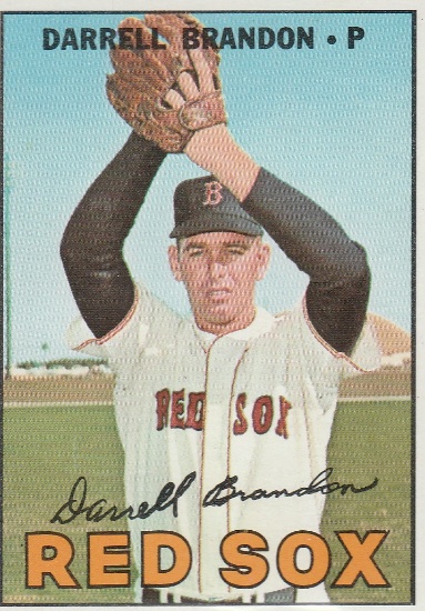 DARRELL BRANDON 1967 TOPPS CARD #117