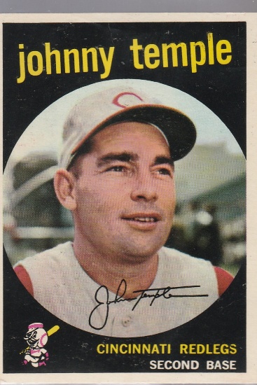 JOHNNY TEMPLE 1959 TOPPS CARD #335