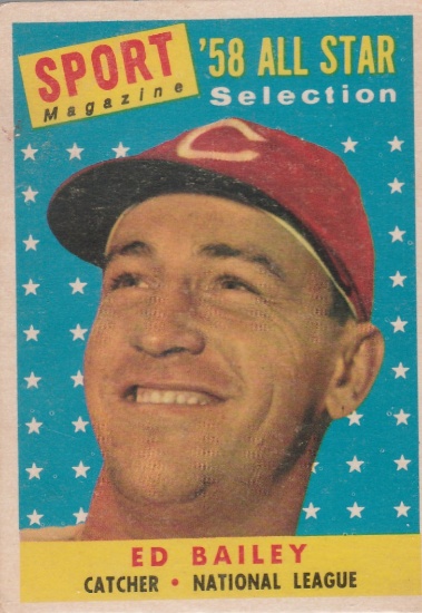 ED BAILEY 1958 TOPPS CARD #490