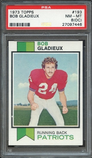 BOB GLADIEUX 1973 TOPPS CARD #183 / GRADED