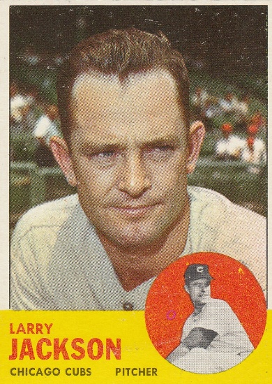 LARRY JACKSON 1963 TOPPS CARD #95