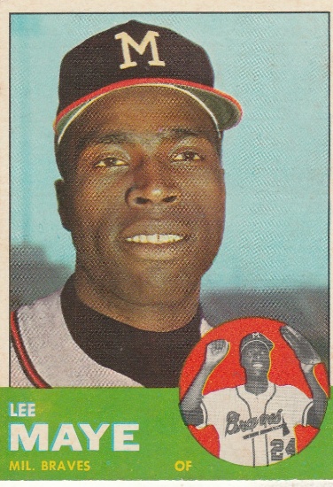 LEE MAYE 1963 TOPPS CARD #109