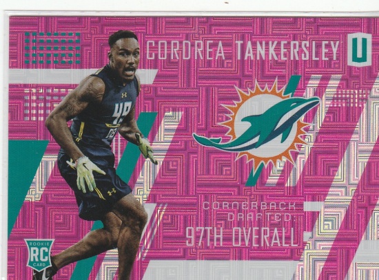 CORDREA TANKERSLEY 2017 UNPARALLELED ROOKIE CARD #232