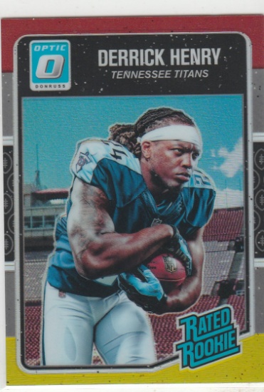 DERRICK HENRY 2016 DONRUSS OPTIC RATED ROOKIE CARD