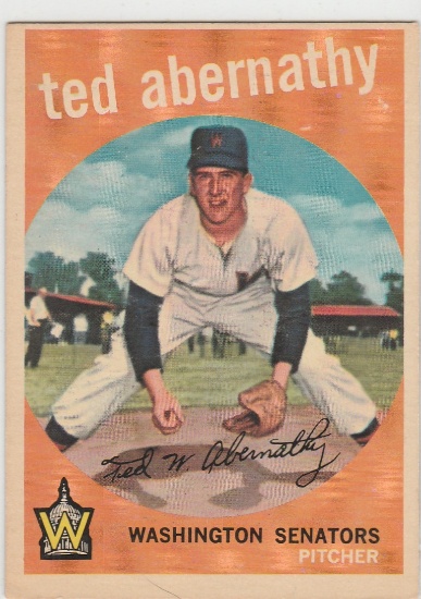TED ABERNATHY 1959 TOPPS CARD #169