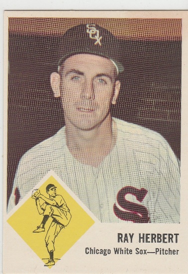RAY HERBERT 1963 FLEER CARD #9