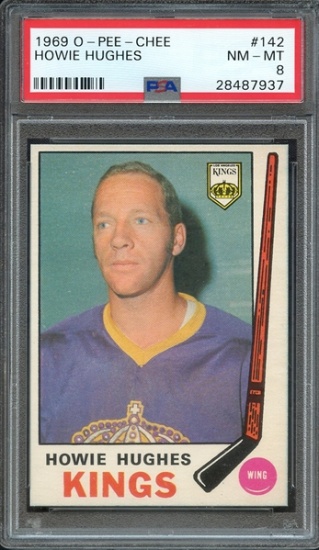 HOWIE HUGHES 1969 O-PEE-CHEE CARD #142