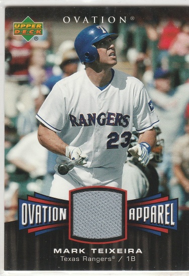 MARL TEIXEIRA 2006 UD OVATION JERSEY CARD