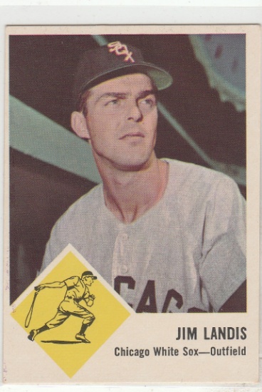 JIM LANDIS 1963 FLEER CARD #10
