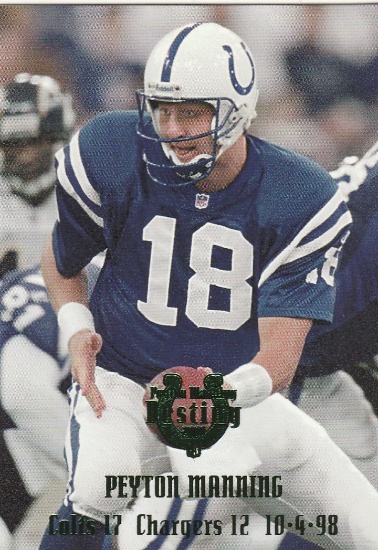 PEYTON MANNING 2000 COLLECTORS EDGE DESTINY 50 CARD SET / NUMBERED TO 500