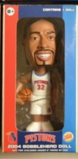 RICHARD HAMILTON 2004 DETROIT PISTONS BURGER KING MINI BOBBLE HEAD