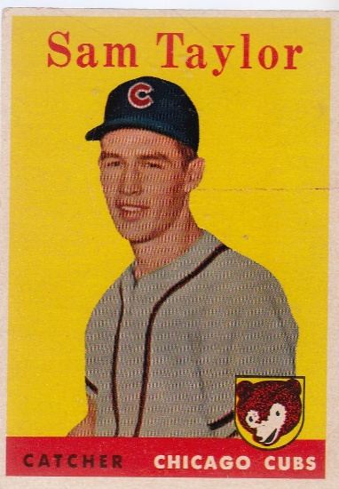 SAM TAYLOR 1958 TOPPS CARD #281