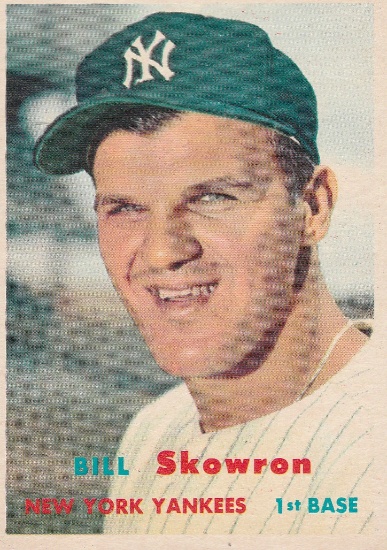 BILL SKOWRON 1957 TOPPS CARD #135