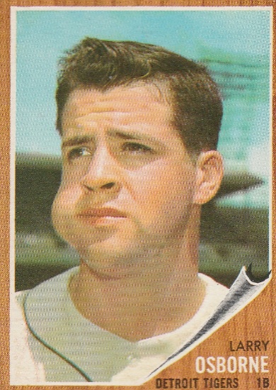 LARRY OSBORNE 1962 TOPPS CARD #583 / HIGH NUMBER