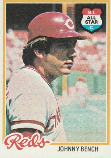 JOHNNY BENCH 1978 TOPPS CARD #700
