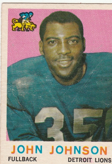 JOHN HENRY JOHNSON 1959 TOPPS CARD #44