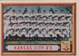 KANSAS CITY A'S 1957 TOPPS TEAM CARD #204