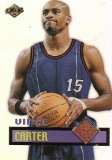 VINCE CARTER 1999 EDGE AUTHENTIC GAME BALL SWATCH CARD