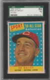 ED BAILEY 1958 TOPPS CARD #490 / GRADED
