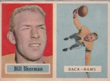 BILL SHERMAN 1957 TOPPS CARD #58