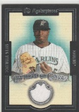 DONTRELLE WILLIS 2007 UD MASTERPIECES CAPTURED ON CANVAS JERSEY CARD