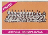 PITTSBURGH PIRATES 1966 TOPPS TEAM CARD #404