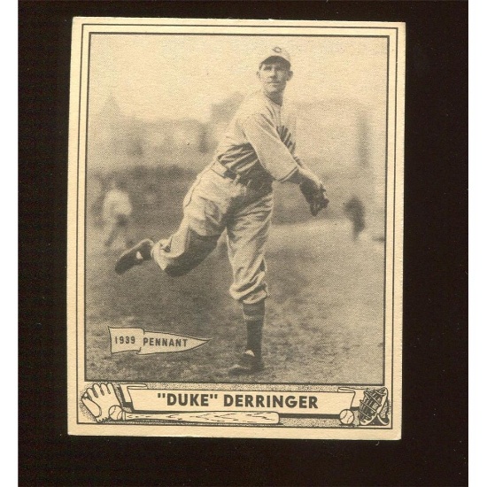 PAUL DERRINGER 1940 PLAY BALL CARD #74