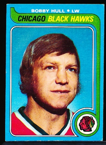 BOBBY HULL 1979/80 TOPPS CARD #185