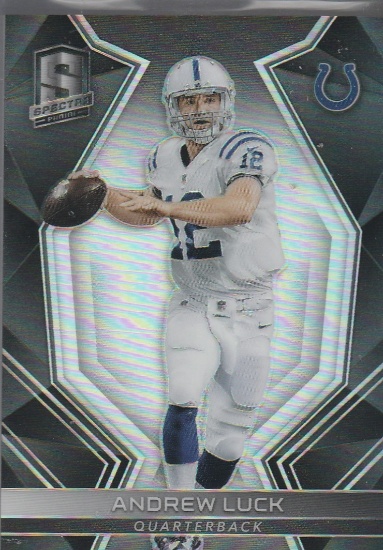 ANDREW LUCK 2017 PANINI SPECTRA PRIZM PARALLEL CARD #111