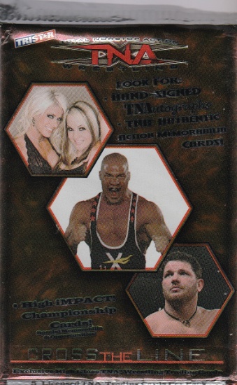2008 TRI-STAR TNA WRESTLING WAX PACK LOT OF 20 PACKS