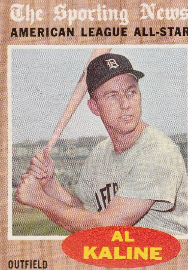 AL KALINE 1962 TOPPS CARD #470