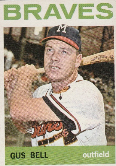 GUS BELL 1964 TOPPS CARD #534 / HI NUMBER