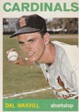 DAL MAXVILL 1964 TOPPS CARD #563 / HI NUMBER