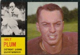 MILT PLUM 1962 TOPPS CARD #50