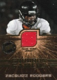 JACQUIZZ RODGERS 2011 PRESS PASS GRIDIRON GAMERS JERSEY CARD