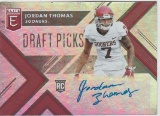 JORDAN THOMAS 2018 PANINI ELITE AUTOGRAPH ROOKIE CARD