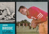 JOHN BRODIE 1962 TOPPS CARD #152