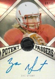 ZAC DYSERT 2013 PRESS PASS FANFARE AUTOGRAPH CARD