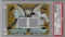 DEREK JETER 2011 BOWMAN STERLING DUAL RELIC CARD WITH EDUARDO NUNEZ / GOLD REFRACTOR